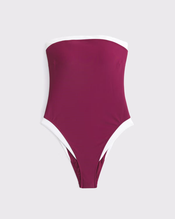 Abercrombie & Fitch - Curve Love A&F Marina One-Piece