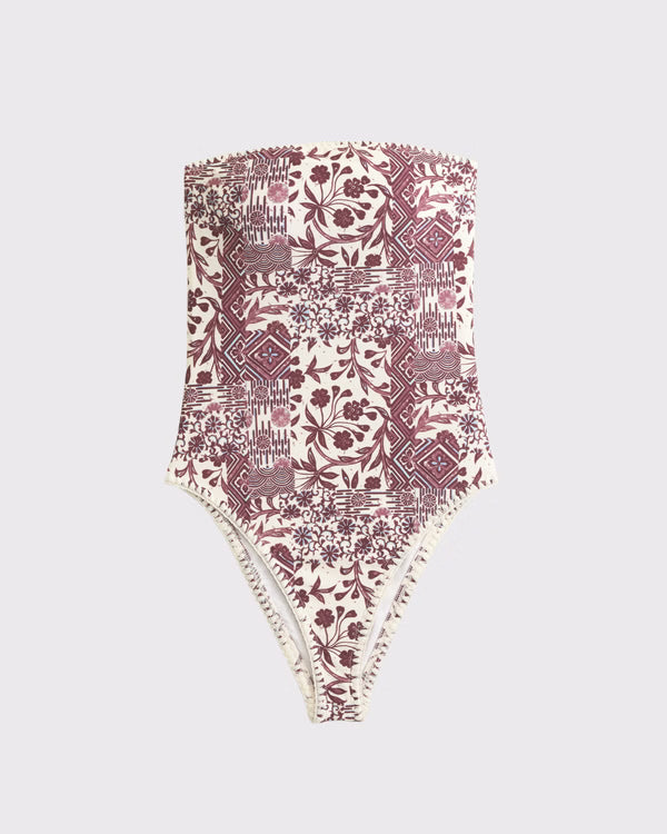 Abercrombie & Fitch - Seersucker Marina One-Piece Swimsuit