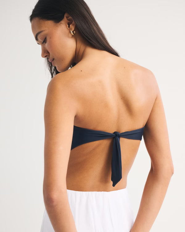 Abercrombie & Fitch - Seersucker Bandeau Bikini Top