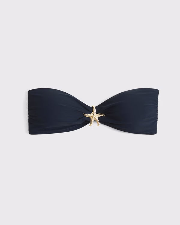 Abercrombie & Fitch - Seersucker Bandeau Bikini Top