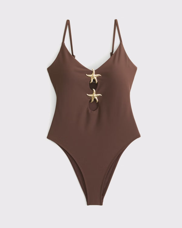 Abercrombie & Fitch - V-Neck Starfish One-Piece