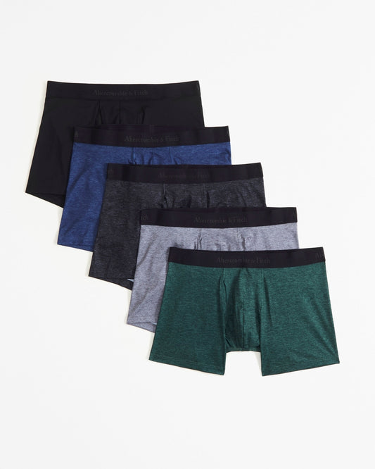 5" 5-Pack A&F Performance Boxer Briefs