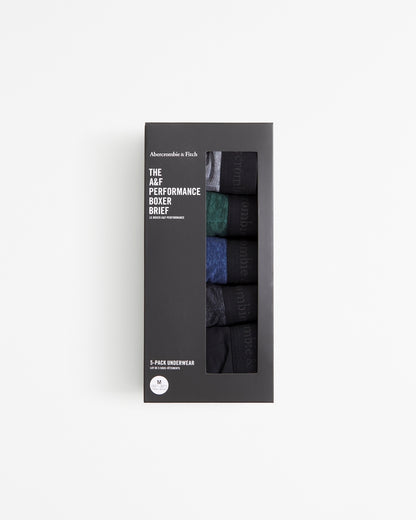 5" 5-Pack A&F Performance Boxer Briefs