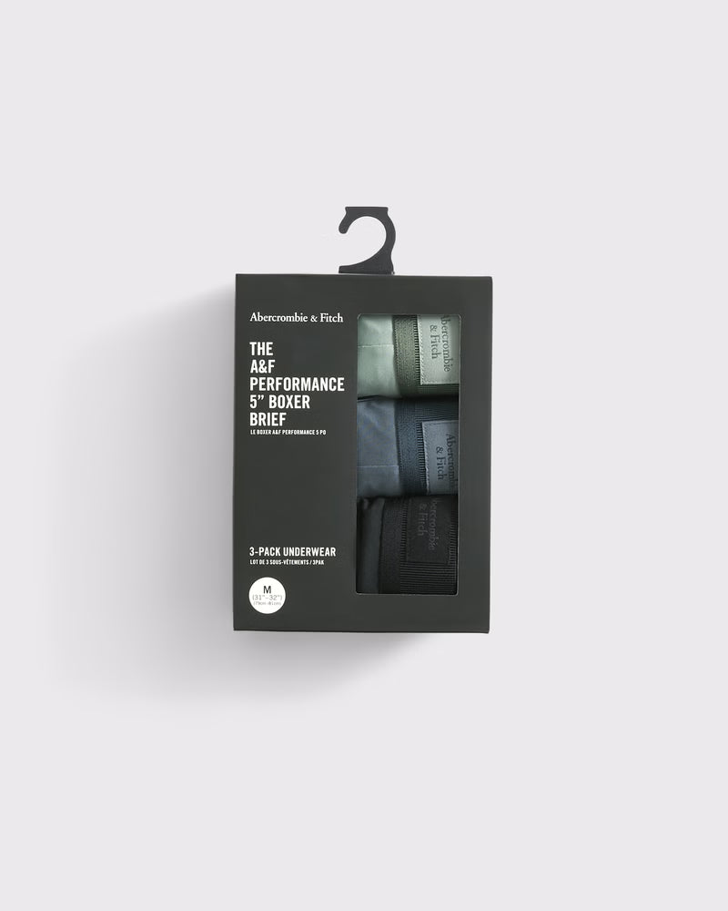 Abercrombie & Fitch - 5" 3-Pack A&F Performance Boxer Briefs