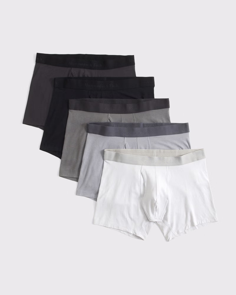 Abercrombie & Fitch - 5" 5-Pack Modal Blend Boxer Briefs