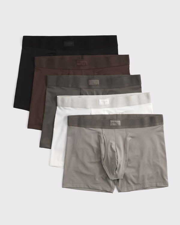 Abercrombie & Fitch - 5" 5-Pack Performance Boxer Briefs