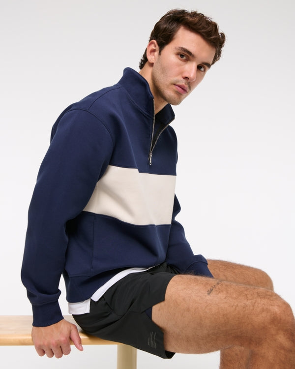 Abercrombie & Fitch - YPB neoKNIT MAX Half-Zip Sweatshirt