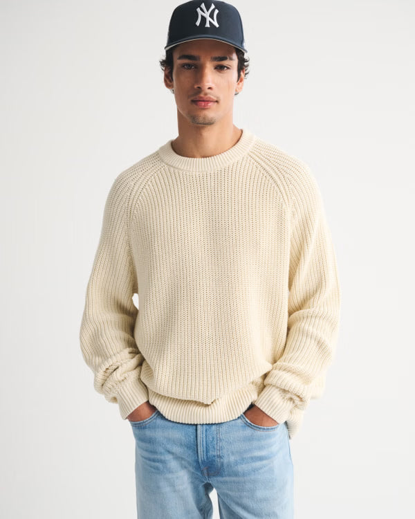 Abercrombie & Fitch - Essential 100% Cotton Crew Sweater