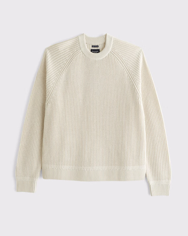 Abercrombie & Fitch - Essential 100% Cotton Crew Sweater