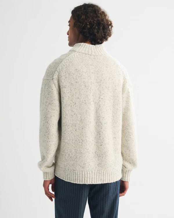 Abercrombie & Fitch - Henley Mock Neck Sweater