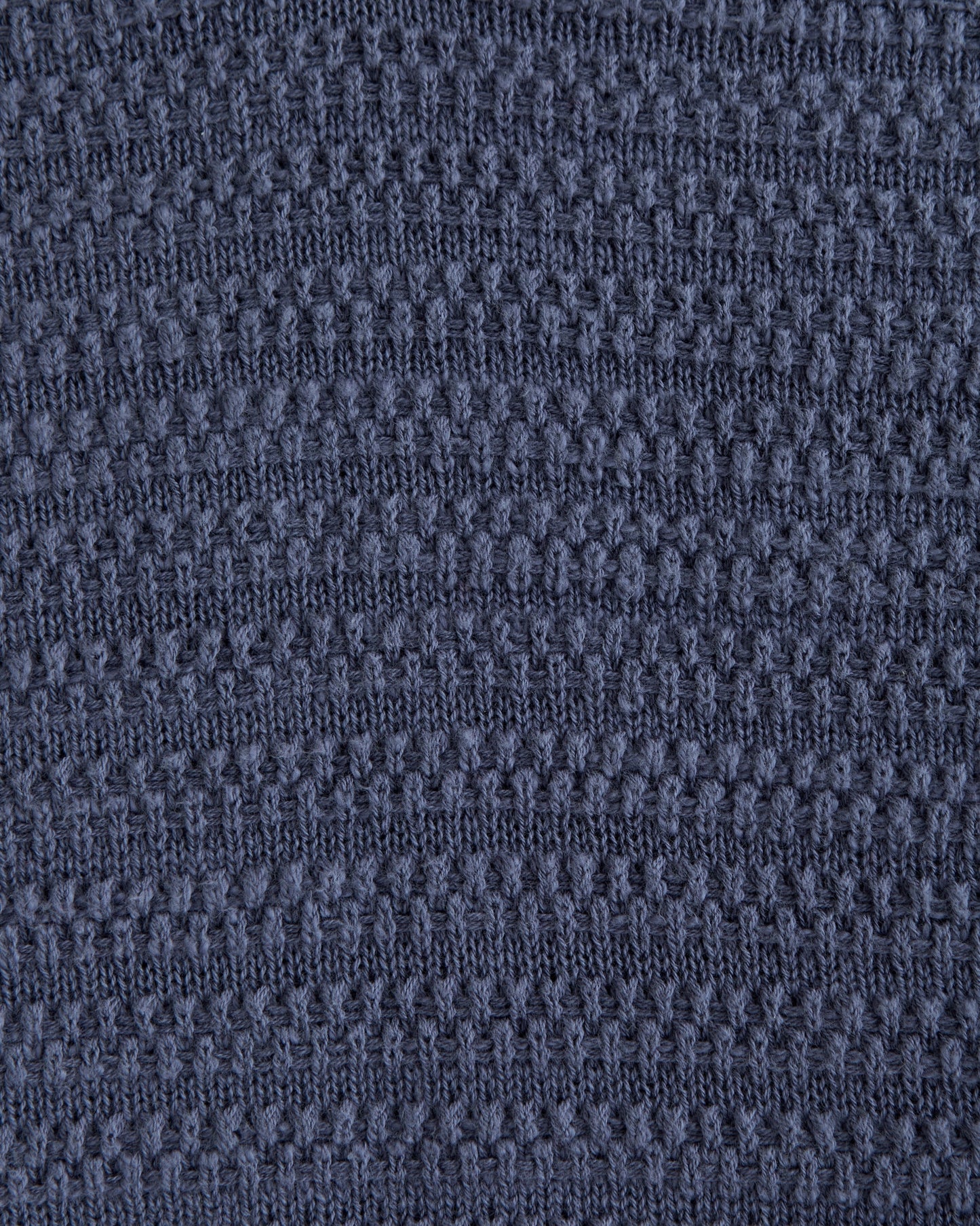 Textural Striped Johnny Collar Sweater Polo