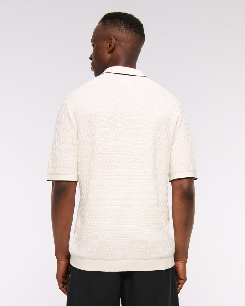 PGA Scottish Open 3-Button Sweater Polo