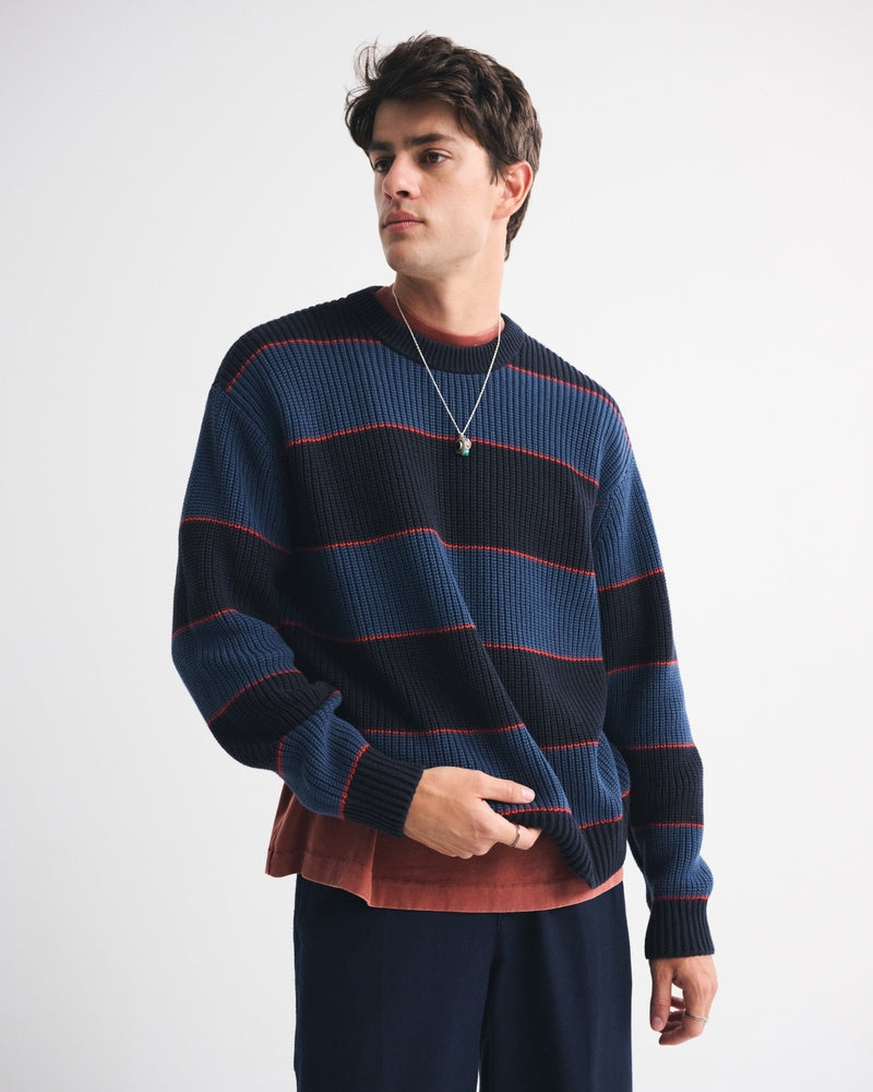 Abercrombie & Fitch - Oversized Waffle Crew Sweater