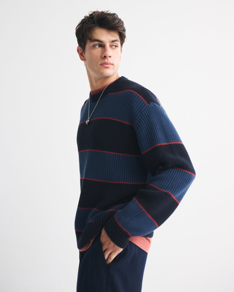 Abercrombie & Fitch - Oversized Waffle Crew Sweater
