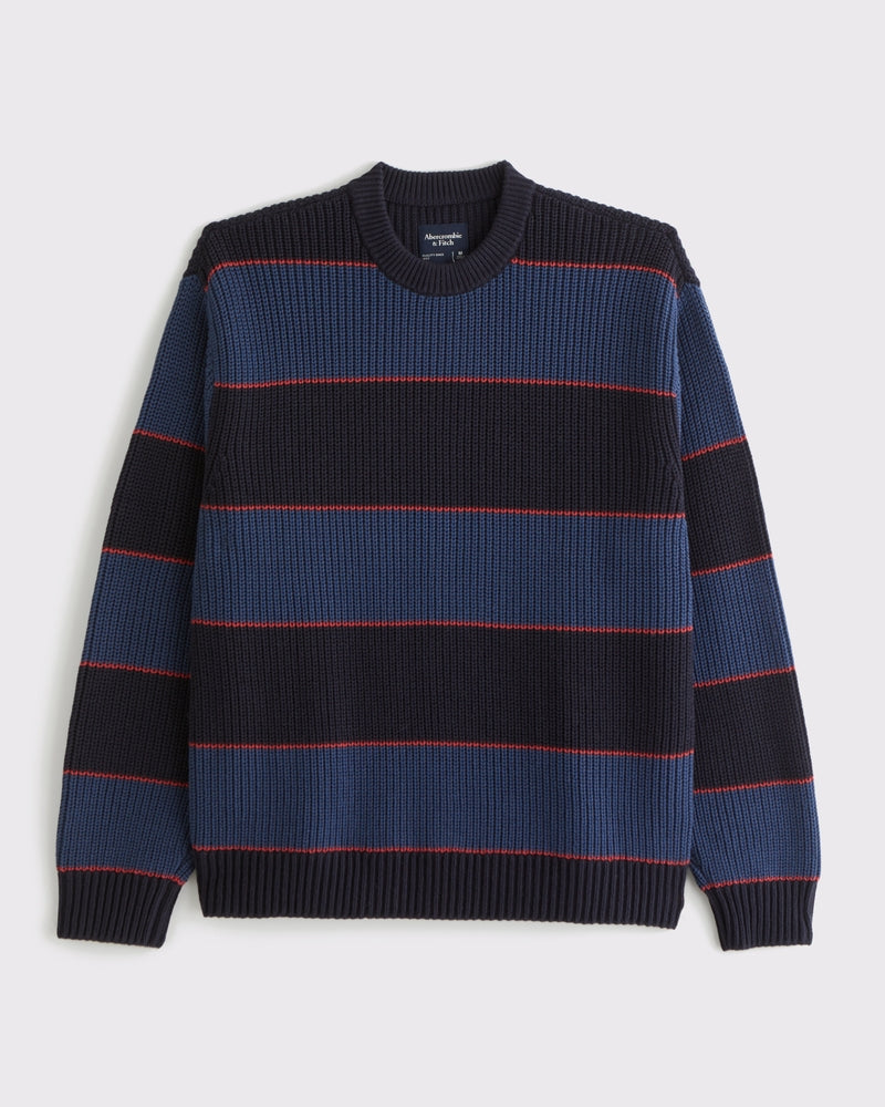 Abercrombie & Fitch - Oversized Waffle Crew Sweater