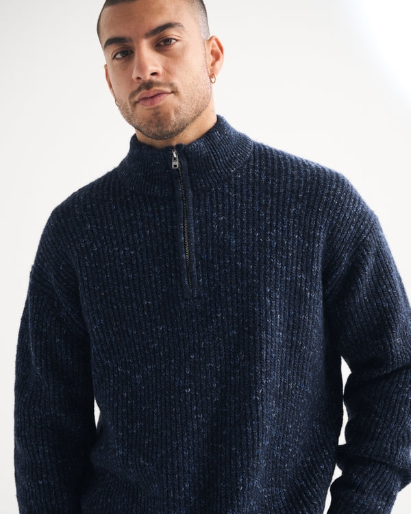 Abercrombie & Fitch - Essential Half-Zip Sweater