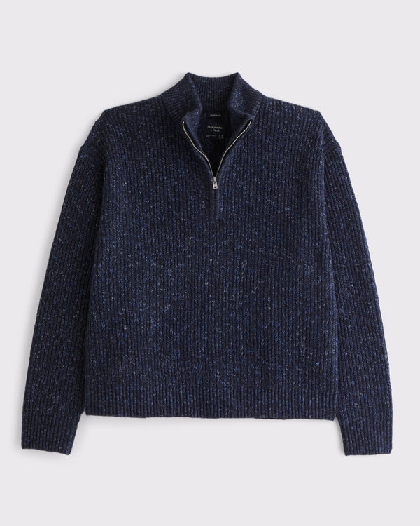 Abercrombie & Fitch - Essential Half-Zip Sweater