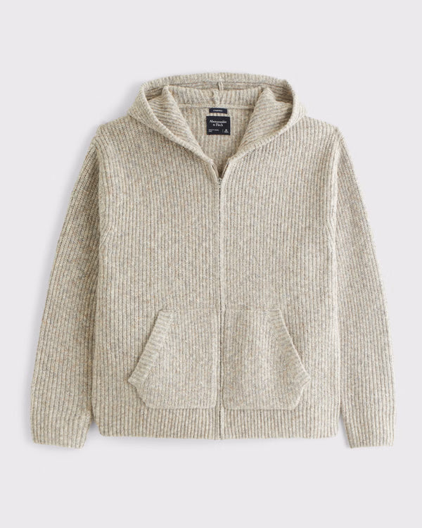 Abercrombie & Fitch - Full-Zip Hooded Sweater