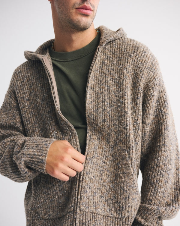 Abercrombie & Fitch - Full-Zip Hooded Sweater