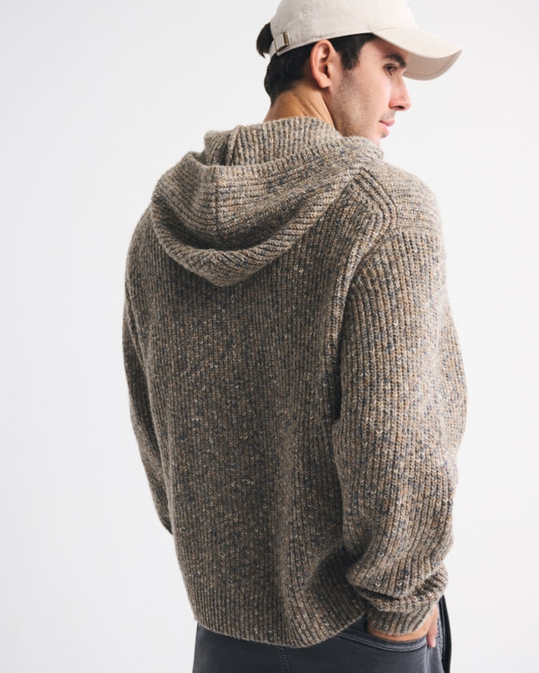 Abercrombie & Fitch - Full-Zip Hooded Sweater