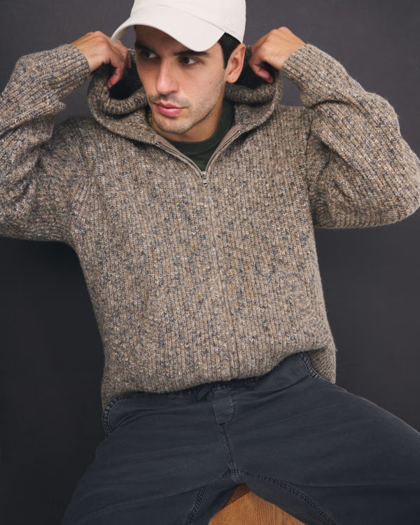 Abercrombie & Fitch - Full-Zip Hooded Sweater