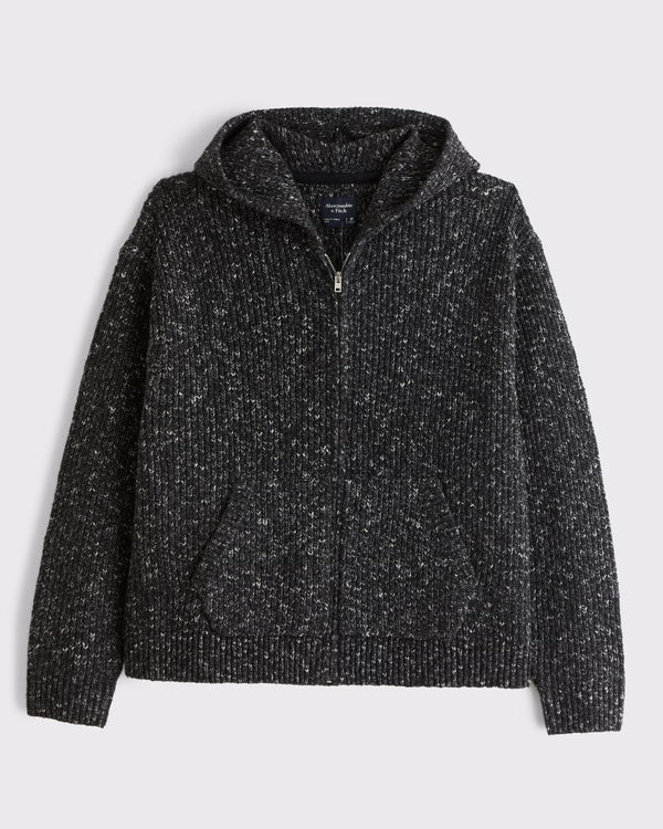 Abercrombie & Fitch - Full-Zip Hooded Sweater