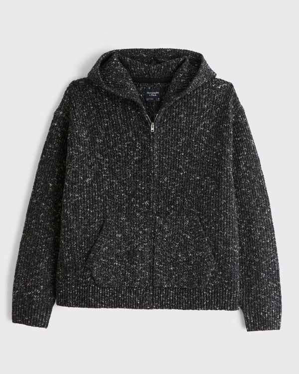 Abercrombie & Fitch - Full-Zip Hooded Sweater