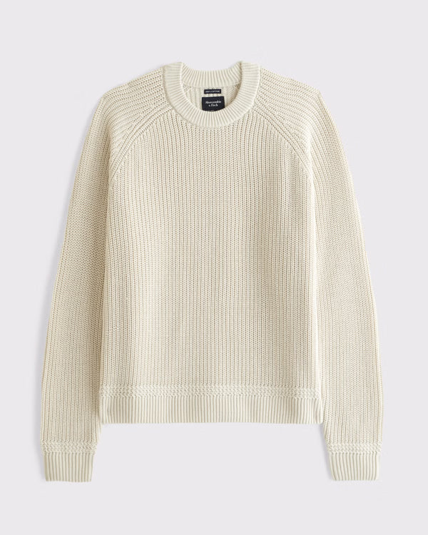 Abercrombie & Fitch - 100% Cotton Crew Sweater