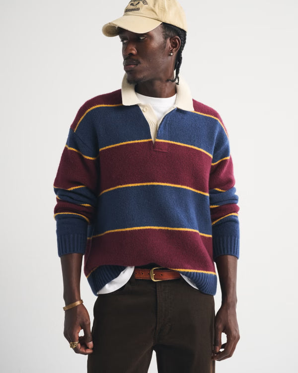 Abercrombie & Fitch - Rugby Sweater Polo