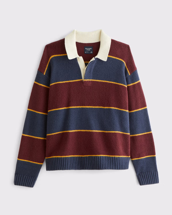 Abercrombie & Fitch - Rugby Sweater Polo