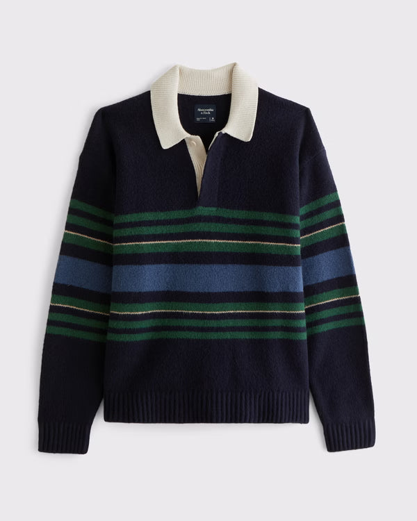 Abercrombie & Fitch - Rugby Sweater Polo