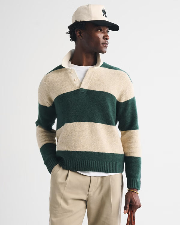 Abercrombie & Fitch - Rugby Sweater Polo
