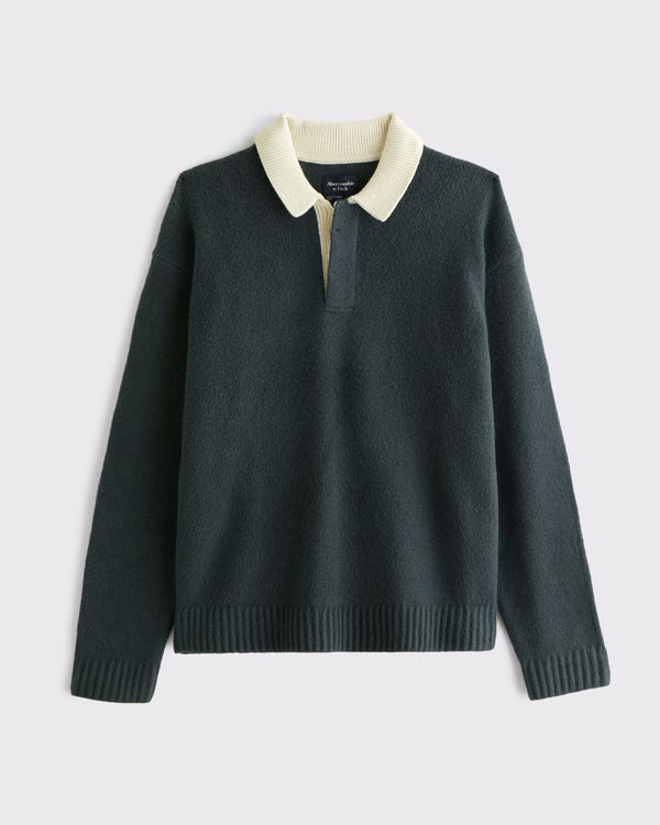 Abercrombie & Fitch - Rugby Sweater Polo