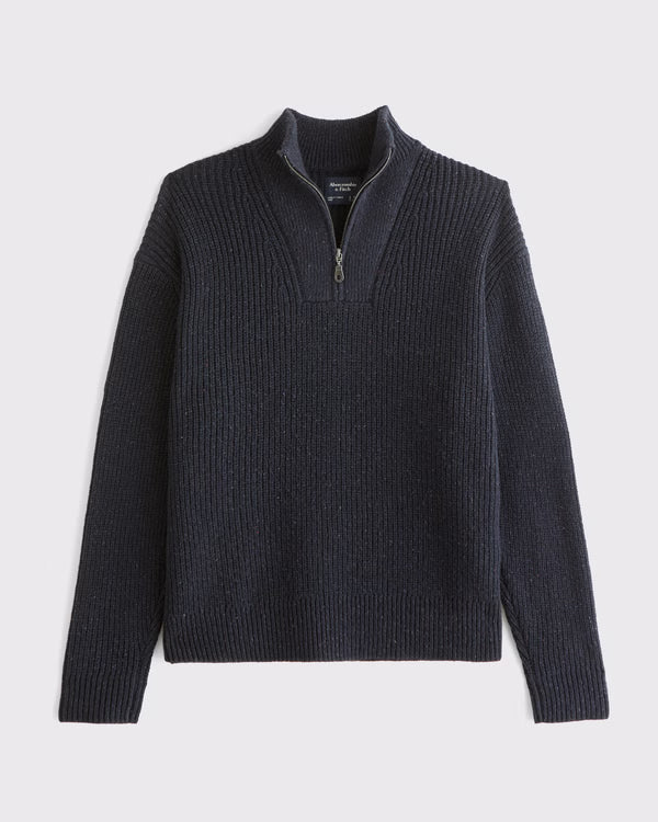 Abercrombie & Fitch - Quarter-Zip Sweater