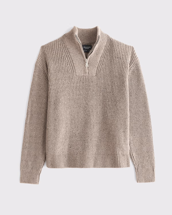 Abercrombie & Fitch - Quarter-Zip Sweater