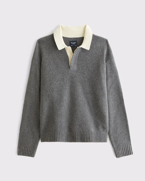 Abercrombie & Fitch - Rugby Sweater Polo