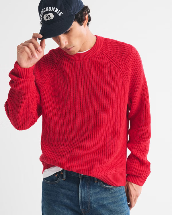 Abercrombie & Fitch - 100% Cotton Crew Sweater