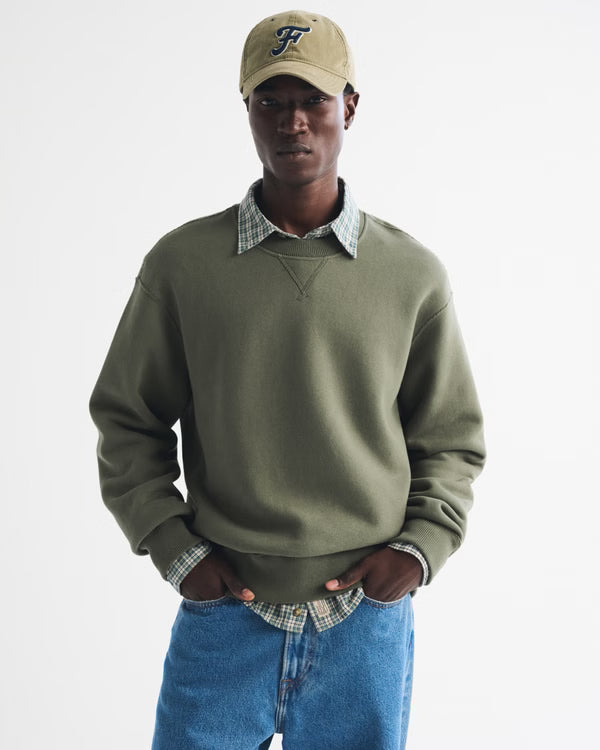 Abercrombie & Fitch - Heritage Heavyweight Crew Sweatshirt