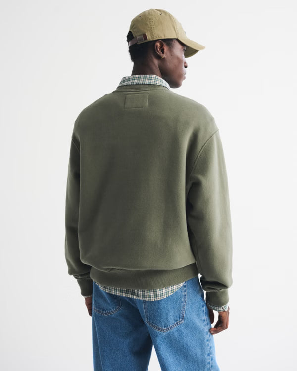 Abercrombie & Fitch - Heritage Heavyweight Crew Sweatshirt