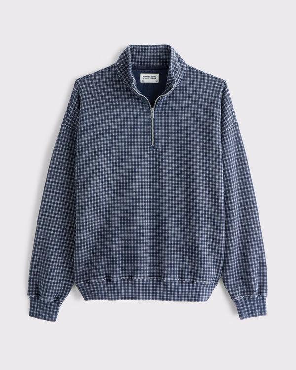 Abercrombie & Fitch -  Essential Half-Zip Sweatshirt