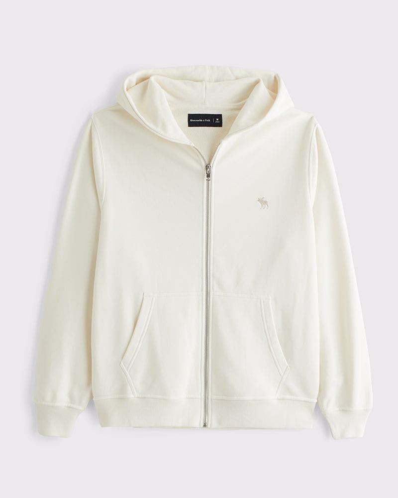 Abercrombie & Fitch - French Terry Icon Full-Zip Hoodie