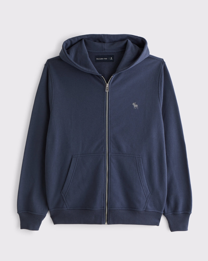 Abercrombie & Fitch - French Terry Icon Full-Zip Hoodie