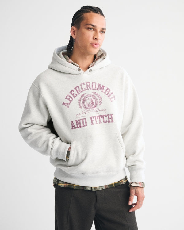 Abercrombie & Fitch - Logo Popover Hoodie