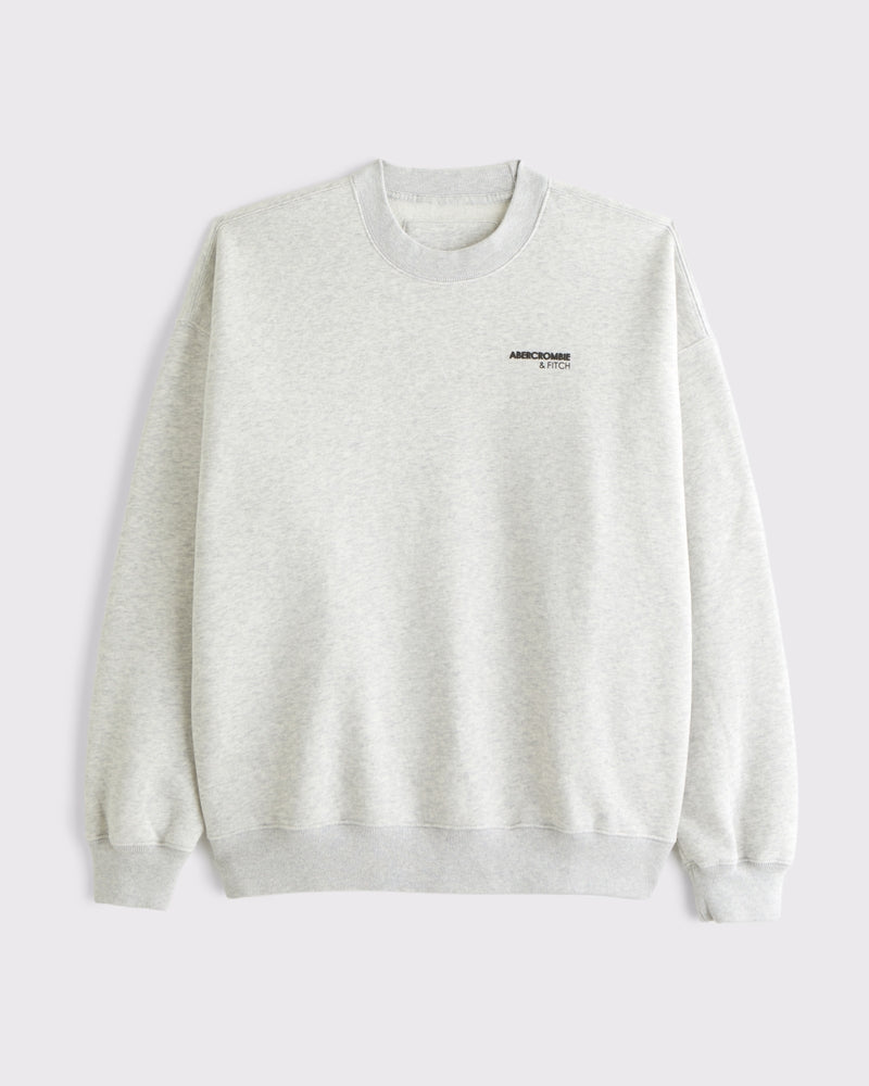 Abercrombie & Fitch - Micro-Logo Crew Sweatshirt