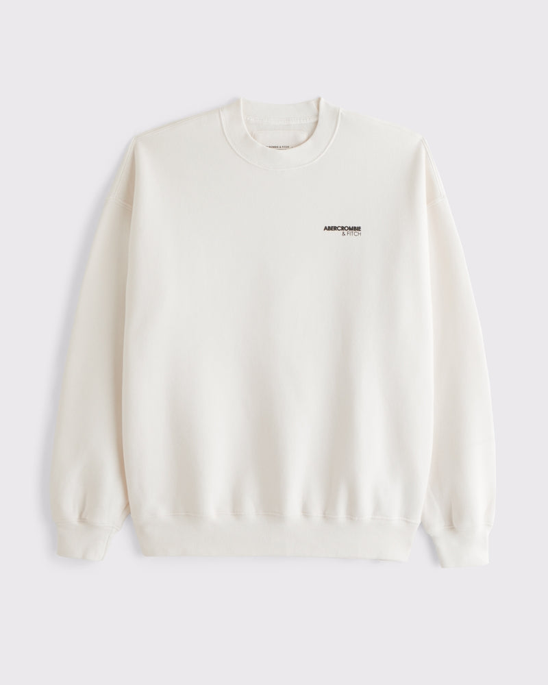 Abercrombie & Fitch - Micro-Logo Crew Sweatshirt