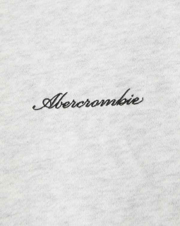 Abercrombie & Fitch - Terry Script Logo Popover Hoodie