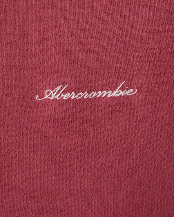 Abercrombie & Fitch - Terry Script Logo Popover Hoodie