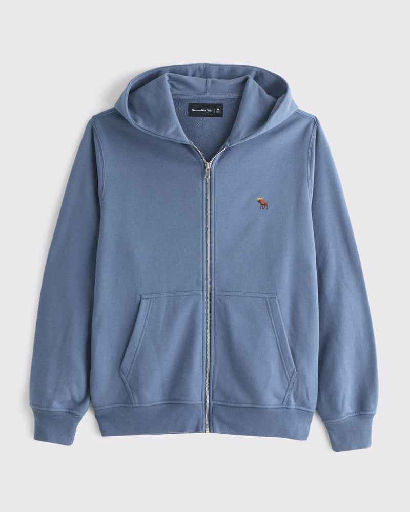 Abercrombie & Fitch - Signature Icon Terry Full-Zip Hoodie (Copy)