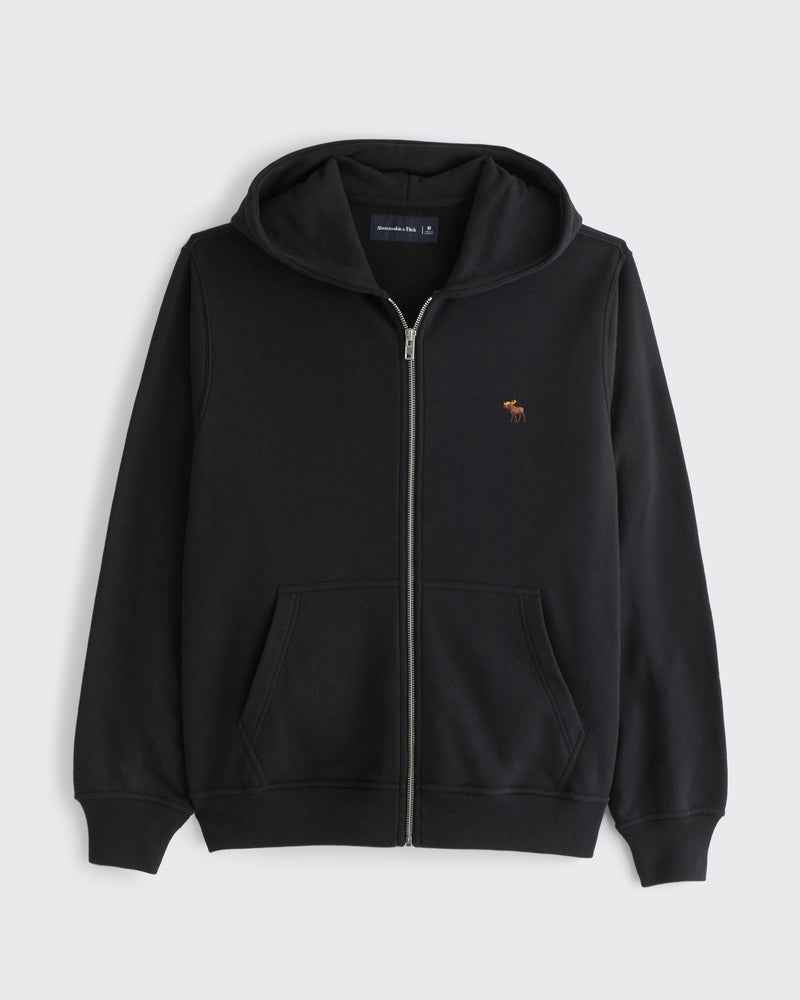 Abercrombie & Fitch - Signature Icon Terry Full-Zip Hoodie (Copy)