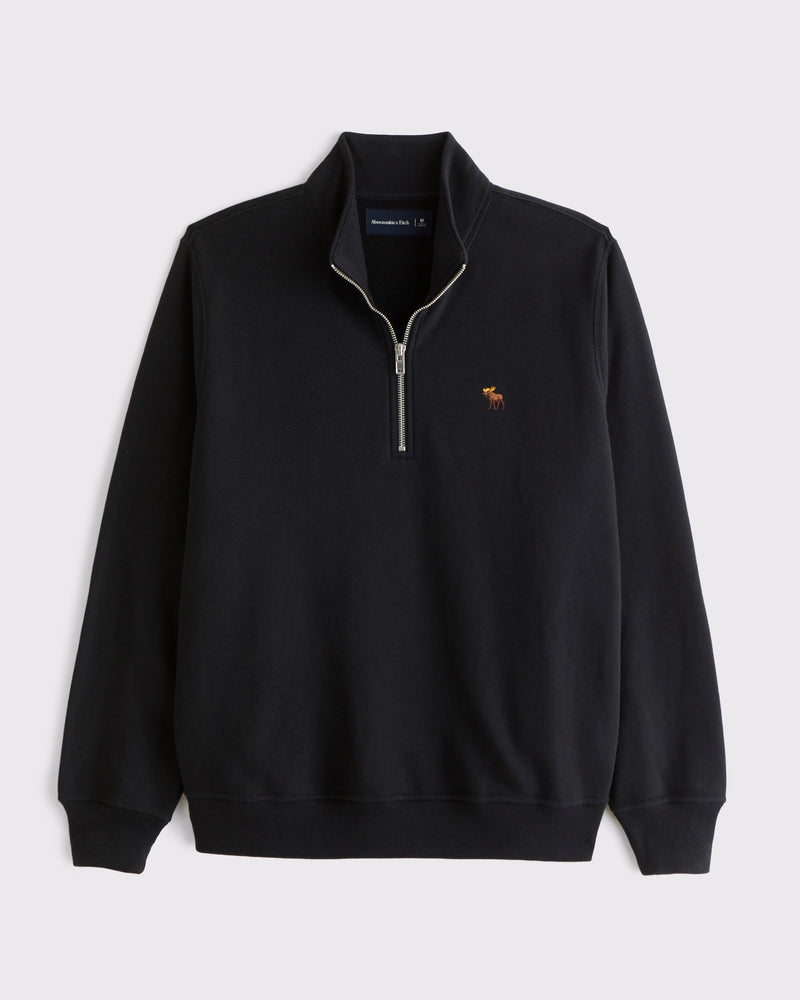 Abercrombie & Fitch - Signature Icon Terry Half-Zip